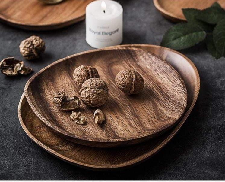 Acacia Wood Serving Trays - Image 5