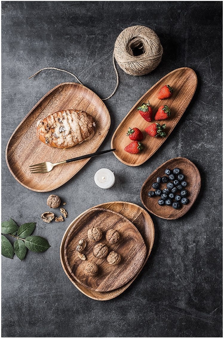 Acacia Wood Serving Trays - Image 7