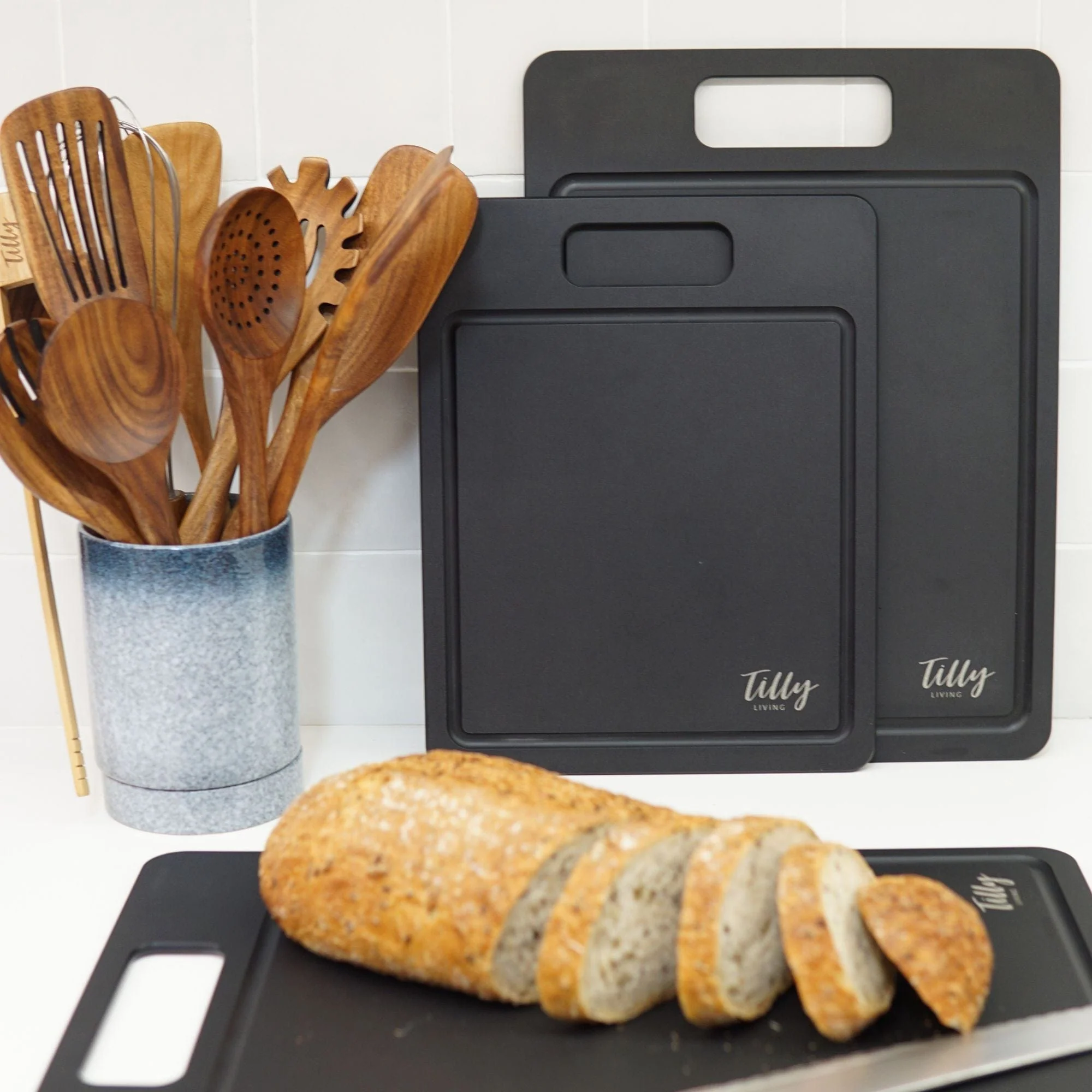 GrainBond Chopping Board Set - Sustainable & Microplastic-Free - Image 12