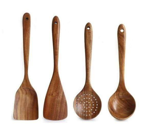 Utensilienset Aus Teakholz - Image 10